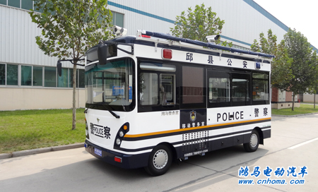 河北邯鄲：鴻馬移動(dòng)警務(wù)室首發(fā)邱縣